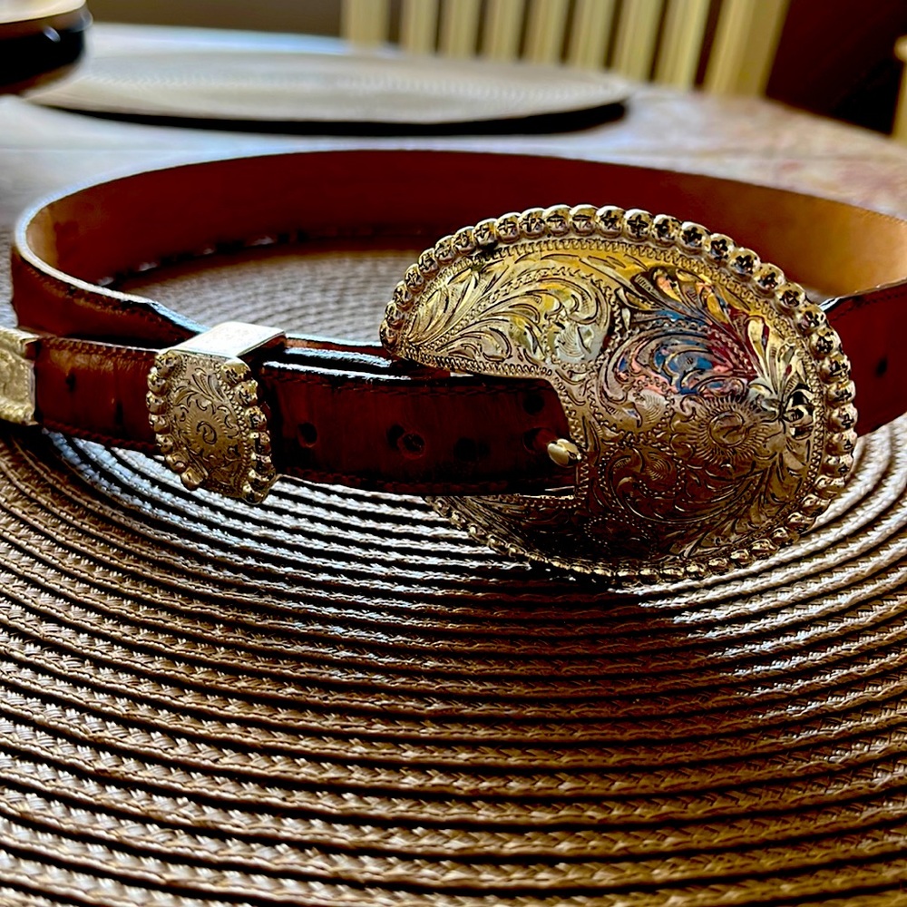 Women’s Ostrich Belt Tony Lama